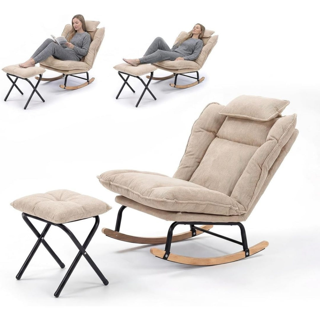 Fauteuil a Bascule en Metal