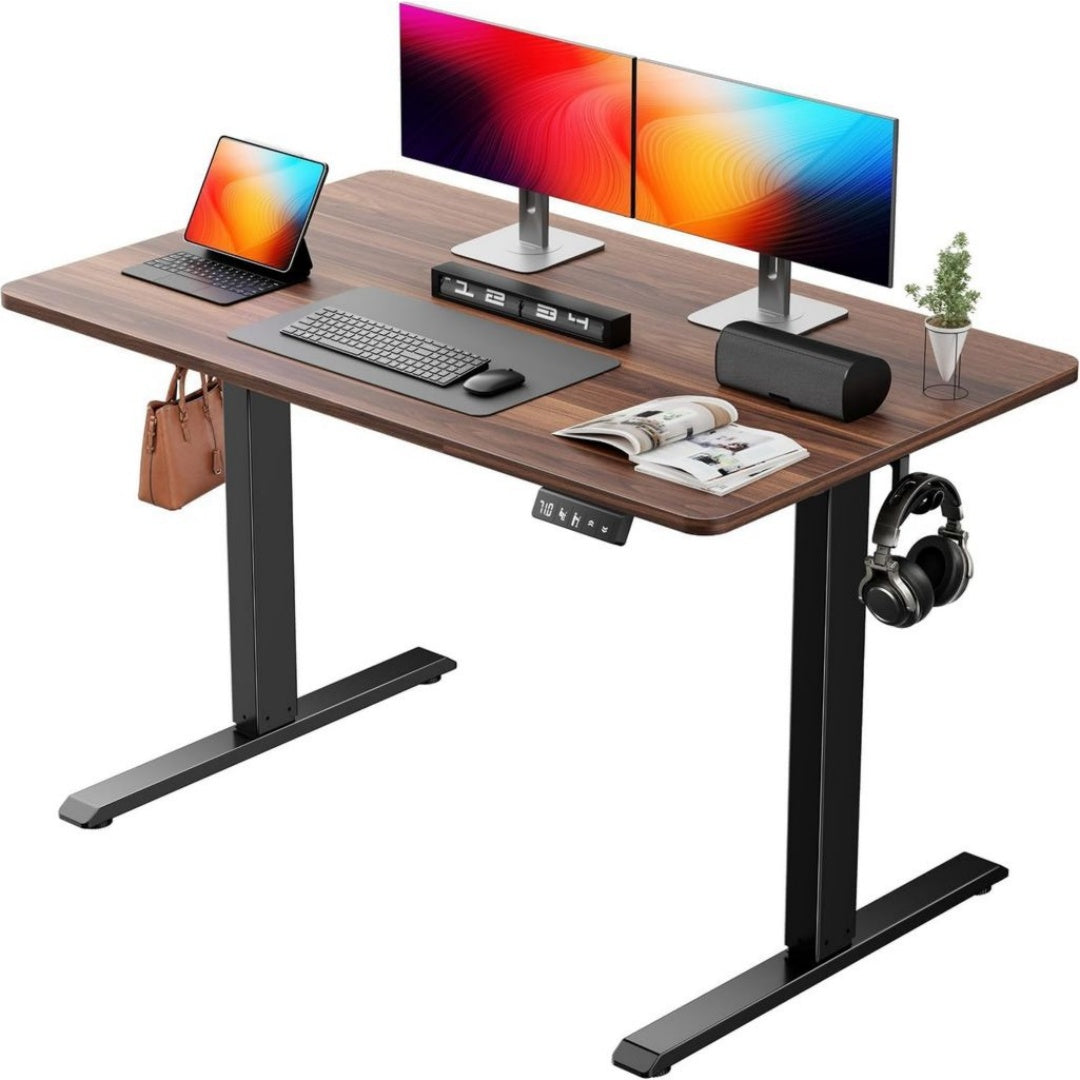 Bureau Assis-Debout Reglable Format 120 x 60 cm, en Acier